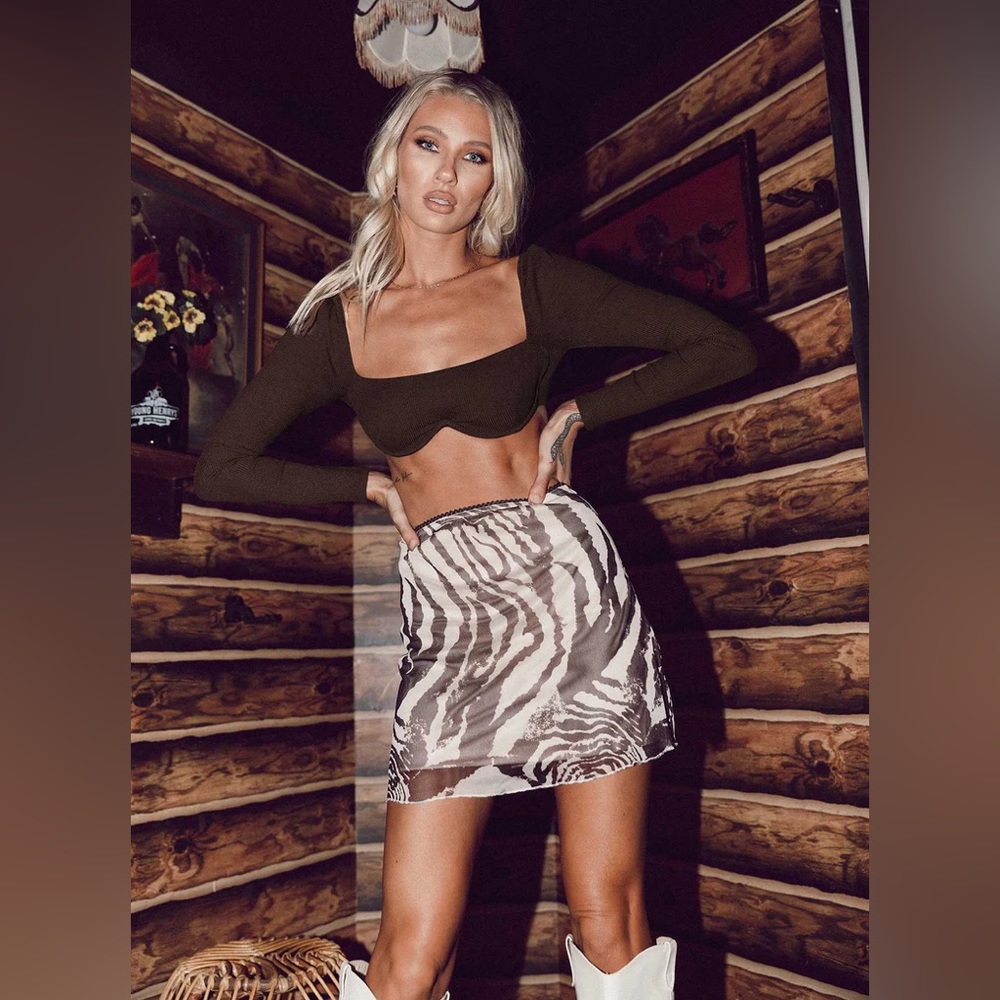 Princess Polly Vincent Mini Skirt